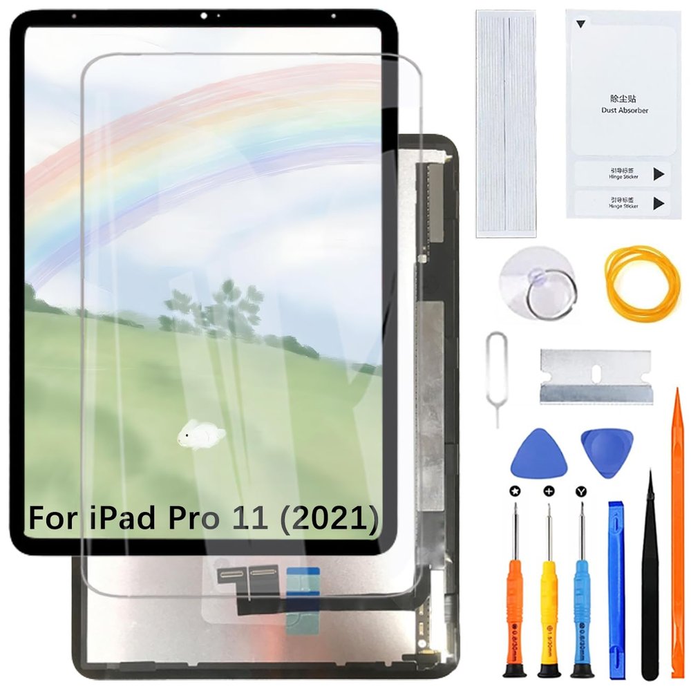 Display Screen for iPad Pro 11 (2021) A2301 A2459 A2460 LCD Screen Replacement Assembly with Kit