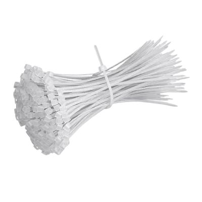 500/1000Pcs Nylon Cable Tie Adjustable Self Locking Cord Tie Straps In Black Fastening Ring Reusable-2.5X300 (500Pcs)