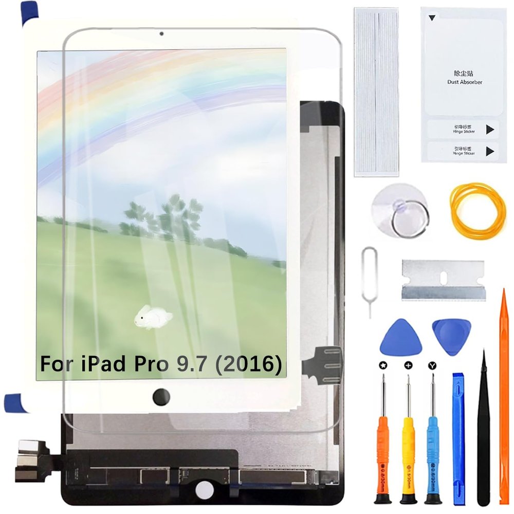 Display Screen for iPad Pro 9.7 (2016) A1673 A1674 A1675 LCD Screen Replacement Assembly with Kit