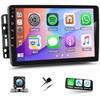 10inch Car Radio Stereo Android 14 for Chevy Silverado 2007-2013 Tahoe Equinox for GMC Sierra Yukon Denali w/Wireless CarPlay Android Auto 4G+64G Touch Screen Bluetooth FM GPS Navi WiFi Head Unit view 3
