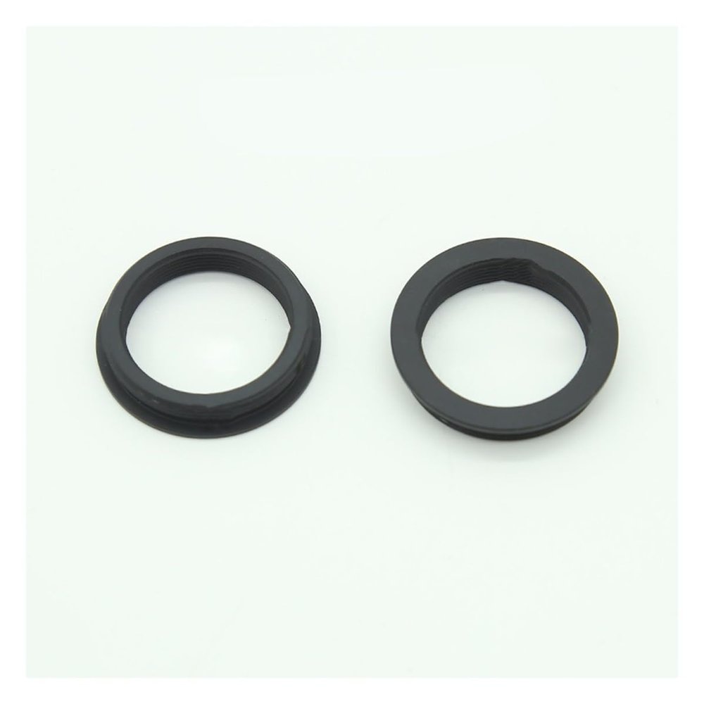 Microscope Accessories Kit M25 M26 M27 M42 RMS Thread Adapter Rings Objective Lens Converter Camera Adapters Microscope Slides(25MM to RMS)