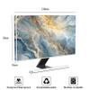 Baocicco Gold Blue Waterproof Screen TV Cover 50, 51, 52 Inch Modern Full Body Covers for Television Screen Panel Case TV Sleeve Compatible with Television LCD LED PC, Desktop and Home TV view 2