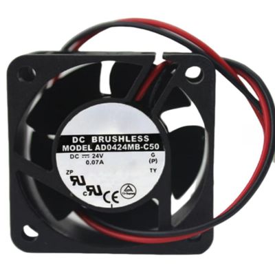 AD0424MB-C50 Fan 4CM for 24V 0.07A 4020 40X40X20MM 2-Wire Cooling Fan