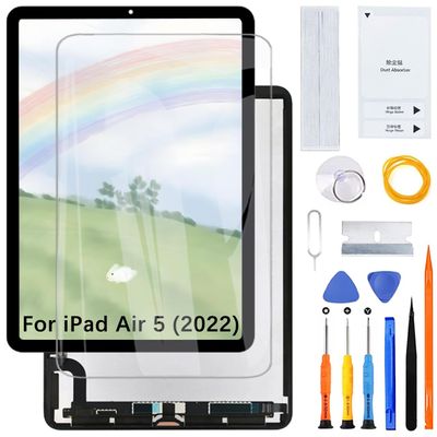 H&LYCYJ Display Screen for iPad Air 5 (2022) A2588 A2589 A2591 LCD Screen Replacement Assembly with Kit