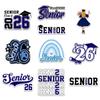 (10pcs) Senior 2026 Sticker Pack, High School Sticker for Graduating Students Waterproof, Graduation Class of 2026 Gift, College Student Decoration for Laptop Vehicles (3 inches) (Senior3, 6x6 inches) view 1