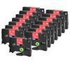 15PK Labels Tape Compatible with Tz TZe-435 and TZe-445 Printers White On Red Labels Ribbon for 6mm 9mm 12mm 18mm PT-1000 Label Makers view 4
