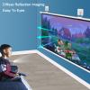 60 inch Wall Mountable Projector Screen, 4K HD Manual Movie Screen, Portable Projection Screen for Indoor Home Theater, Office Meetings, School Education(16:9) view 3