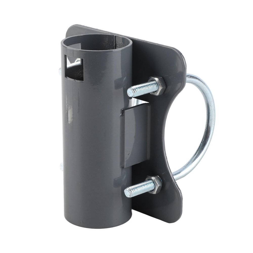 Aerial Mast Pipe Bracket Adjustable U Shape Antenna Mounting Bracket for Motorhomes Yachts Universal Stainless Steel