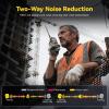 Retevis NR40 DMR 2 Way Radio Long Range,Professional Digital Two Way Radios,Noise Cancelling,Group Call,IP67 Waterproof,Quadruple Alarm,2800mAh,Dual-mode Walkie Talkie for Construction Industry(4Pack) view 3