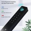 BLACKTK Slim Smart Lock 5 in 1 Fingerprint Card Password Application Control Key Unlock Aluminum Alloy Digital Keyboard Door Lock view 2