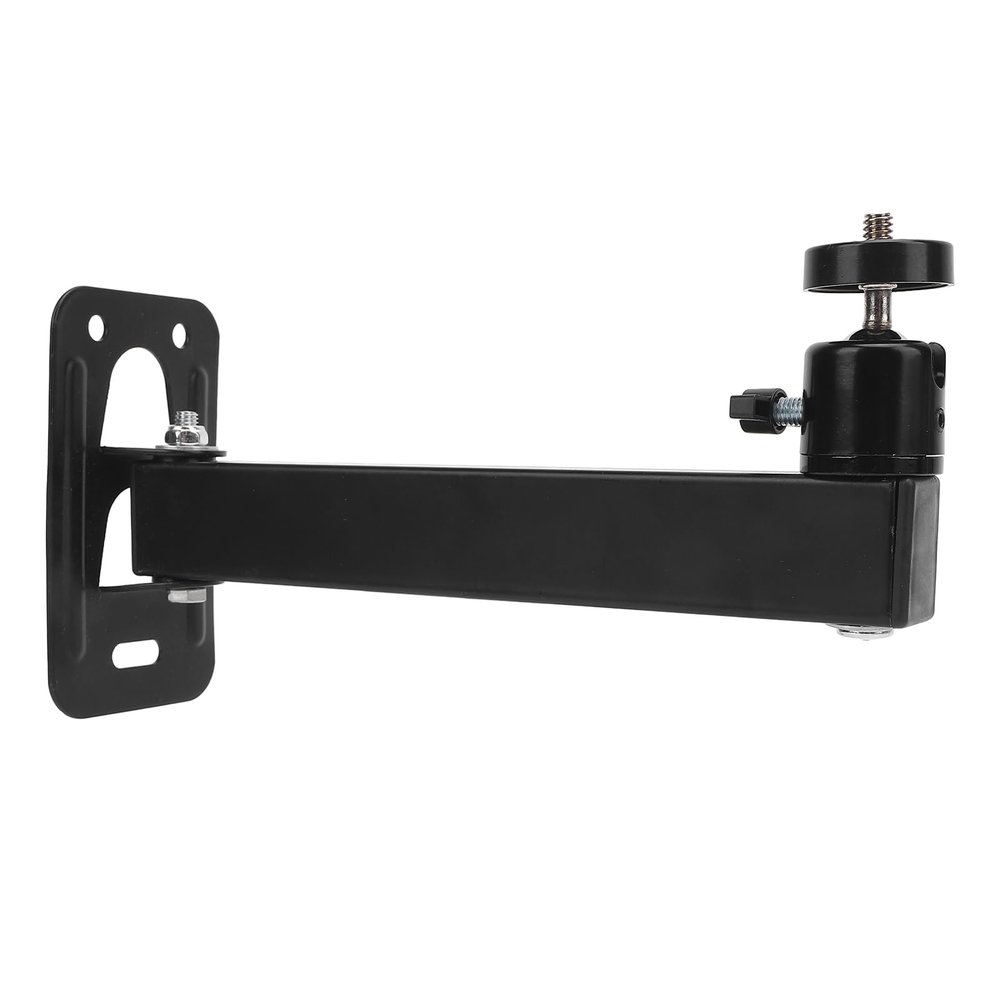 Asixxsix Projector Wall Mount, Universal Adjustable Tilt Projector Bracket Sturdy Stainless Steel Stand with 1/4 Inch Connector for Living Room