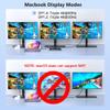 Laptop Docking Station 3 Monitors for Dell/HP/Lenovo/Mac, 15 in 1 USB C Docking Station Dual Monitor with M.2 NVMe SSD Slot, 4K@60Hz Triple Display Dock with HDMI/Displayport/PD/LAN/SD/TF/10Gbps USB view 3