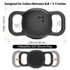 2-Pack Silicone Case for Tile Sticker & Life360 Tracker (2024) | Waterproof Anti-Loss Cover for Dog & Cat Collars, Backpacks, Luggage | Secure Fit, Easy to Install, Durable & Lightweight (Black) view 2