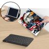 Bluetooth Keyboard Case for Fire HD 10 (13th/11th Gen, 2023/2021), Detachable Wireless Keyboard Cover with Stand, PU Leather Protective Case for Fire HD 10 Tablet 10.1 Inch, Eagle American Flag view 3