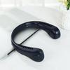 EZAGMWGFB Portable leafless hanging neck fan Adjustable Mute Outdoor Cooling Fan USB Rechargeable Instantly cool, more comfortable, more intelligent(Black) view 2