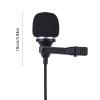 CHEOTIME Lavalier Lapel Microphone, Portable Omnidirectional Wearable Microphone Lapel Mic for Vlog Interview Streaming Lecture view 2