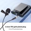 CHEOTIME Lavalier Lapel Microphone, Portable Omnidirectional Wearable Microphone Lapel Mic for Vlog Interview Streaming Lecture view 3