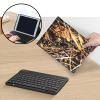 Bluetooth Keyboard Case for Fire HD 10 (13th/11th Gen, 2023/2021), Detachable Wireless Keyboard Cover with Stand, PU Leather Protective Case for Fire HD 10 Tablet 10.1 Inch, Camouflage Snake view 3