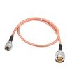 1PC RG142 Coax Cable Double Shielded Crimp for PL259 UHF Male to N Female Connector Extension Coaxial CableBrass Copper(MINI UHF M to UHF F,10M) view 2