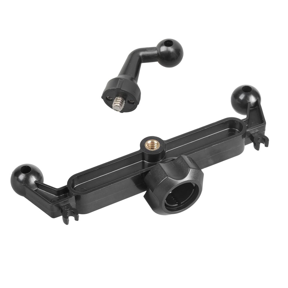 17mm Ball Head Splitter Adapters Converts 1 Female to 3 Male Mounts for Phone Tablet Camera Holders in Car Desktop Use Multiple Device Mounting Adapters for Smartphones