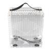 Focket ITX Computer Case, Mini Tower Chassis with Transparent Acrylic Panels for Mini ITX Board Boards to Use 170x170mm, Graphics Card Holder 190mm, Portable Design view 4