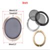 2Pcs Speaker Grill Mesh, 3inch 95mm Car Speaker Cover Audio Speaker Guard Woofer Circle Metal Grille Subwoofer Protector view 2