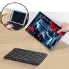 Bluetooth Keyboard Case for Fire HD 10 (13th/11th Gen, 2023/2021), Detachable Wireless Keyboard Cover with Stand, PU Leather Protective Case for Fire HD 10 Tablet 10.1 Inch, Red Rose Waterfall view 3