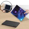 Bluetooth Keyboard Case for Fire HD 10 (13th/11th Gen, 2023/2021), Detachable Wireless Keyboard Cover with Stand, PU Leather Protective Case for Fire HD 10 Tablet 10.1 Inch, Purple Nebula view 3