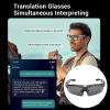 Heayzoki AI Translation Glasses, Bluetooth Real Time Translation Glasses for Men Women with 100+ Languages, Built in Microphone and Speaker, Quick Response, Prevent Blue Light view 2