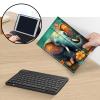 Bluetooth Keyboard Case for Fire HD 10 (13th/11th Gen, 2023/2021), Detachable Wireless Keyboard Cover with Stand, PU Leather Protective Case for Fire HD 10 Tablet 10.1 Inch, Cute Elephant view 3