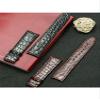 Genuine Leather Watchband For IWC Quick Release Function For Omega Alligator Leather Watch Strap(Black g2,13mm) view 4