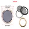 2Pcs Speaker Grill Mesh, 6.5inch 184mm Car Speaker Cover Audio Speaker Guard Woofer Circle Metal Grille Subwoofer Protector view 2