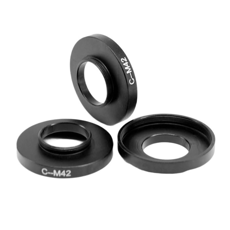 1PC C to M42 Microscope Adapter Ring C Mount to M42 X 0.75 Adaptor Rings for Microscopio 1.2X Adapter