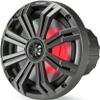 KICKER 6.5" Marine Speakers (2 Pairs) OEM Replacement Coaxial Speakers for Boat with White and Charcoal Grilles, LED Lights, LED Speaker Rings and Remote Control 45KM654L(2)+50KLSR65(2)+41KMLC view 4