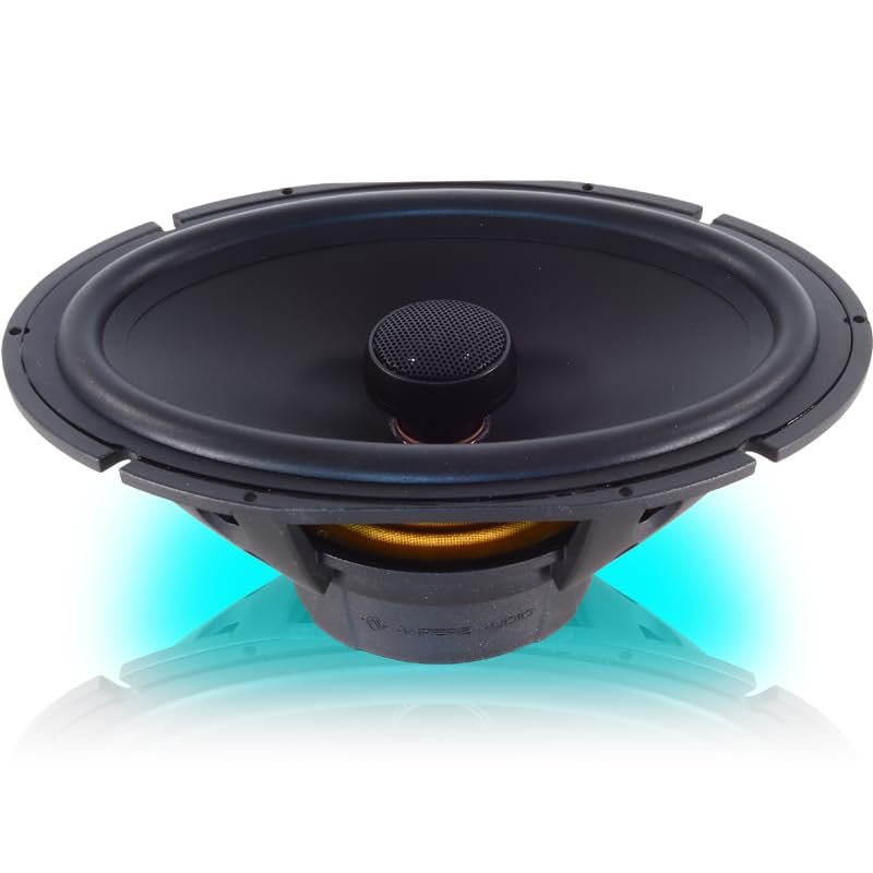 Ampere Audio AA-BI9 TL 6x9 Coaxial Car Speakers (Pair) | 100W RMS / 120W Peak, 4 Ohm | Silk Dome Tweeter, Built-in Audiophile Crossover for Balanced Sound Quality