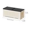 Ioensy Cable Management Box Wire Organizer Large Capacity Power Strip Protector Box Power Strip Holder for TV Wires Home USB Hub view 2