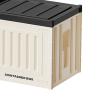Ioensy Cable Management Box Wire Organizer Large Capacity Power Strip Protector Box Power Strip Holder for TV Wires Home USB Hub view 3