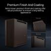 ASUS ProArt PA602 Wood Edition Retro Brown E-ATX Mid-Tower Case with Tempered Glass, 440 mm GPU Support, 420 mm Radiator & 3 Pre-Installed Fans view 3