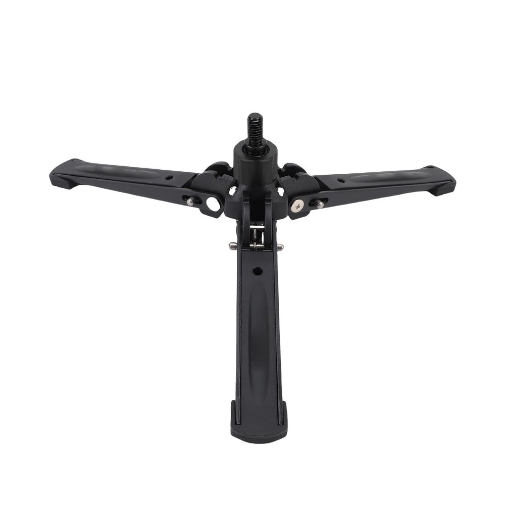 Jectse Vlog Tripod Stand, Stable Support, 3/8 Inch Screw, Ball Control, Quick Folding Design, Compact Tripod Compatible with Monopod DSLR Camera PTZ Stabilizer