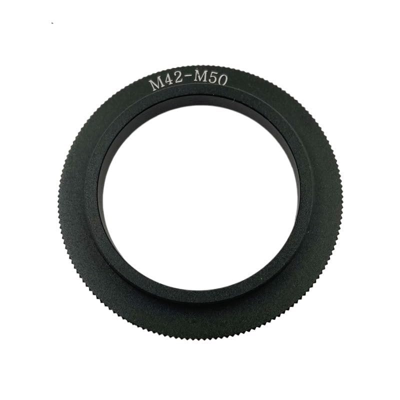 1PC M42 to M38 M42 M48 M50 Adapter Ring for T2 M42 X 0.75 DSLR Camera Astronomical Telescope Eyepiece Lens Photography(1PC M42 to M38)
