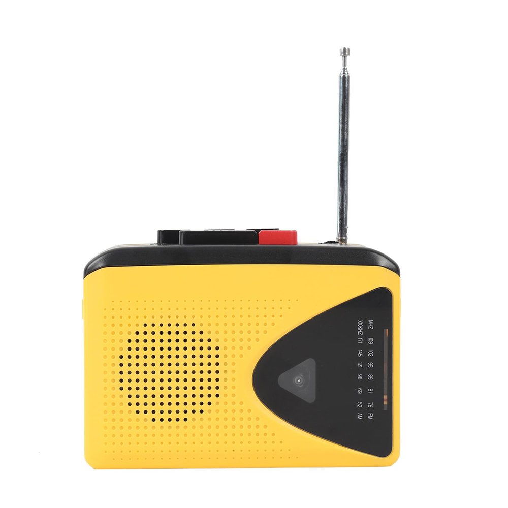 SPYMINNPOO Stereo Cassette Player, Compact Portable Tape Recorder with FM AM Radio 3.5mm Earphone Jack for Travel