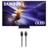 Samsung QN65S90FAFXZA 65 Inch 4K OLED Smart TV with an Austere 5S-4KHD2-2.5M V-Series 2.5m Premium 4K HDR HDMI Braided Cable (2025) view 1