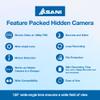 Asani Plug-in Mini Surveillance Camera - Nanny & Pet Cam - NO Audio Recording - Records Video ONLY - Home & Office Security with Micro SD Card Slot, Motion Detection, 1080P Full HD Video view 4