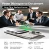 VEXAL AI Voice Recorder,Voice Recorder spy Hidden with Transcription to Text, Supports 118 Languages for Calls,Lectures,Meeting,Travel view 2