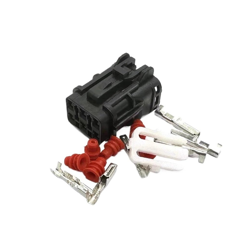 1 Set 6 Pin Car Male Female Wiring Harness Connector MG640337-5 MG610335-5(Red,1 Set)