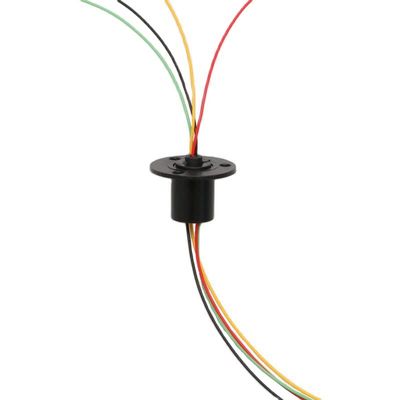 1PC Mini Rotary Slip Ring 2/4/6/8/12/18/24/36 Channels 1-2A Conductive Joint Connectors for Electrical Applications(Dia 12.5mm 4ch 2A)