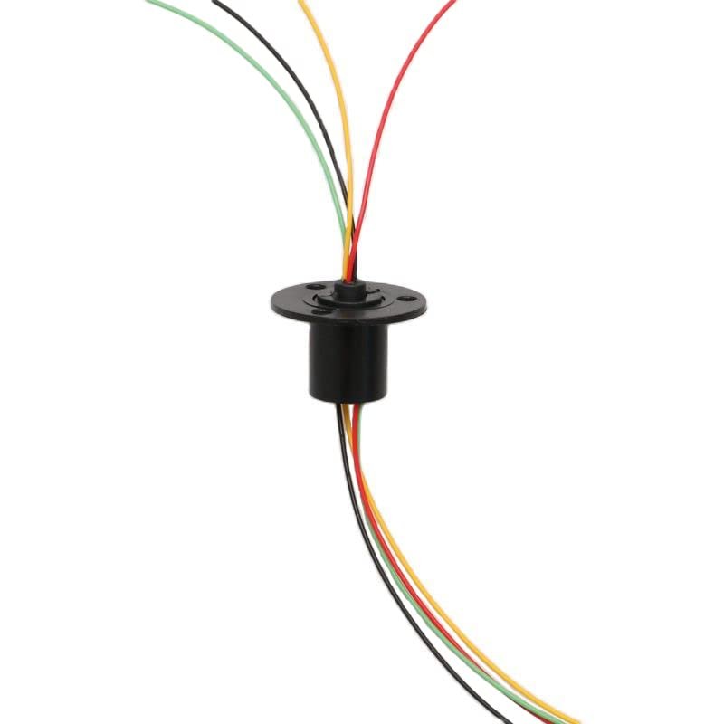 1PC Mini Rotary Slip Ring 2/4/6/8/12/18/24/36 Channels 1-2A Conductive Joint Connectors for Electrical Applications(Dia 12.5mm 4ch 2A)