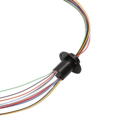 1PC Mini Rotary Slip Ring 2/4/6/8/12/18/24/36 Channels 1-2A Conductive Joint Connectors for Electrical Applications(Dia 12.5mm 12ch 2A)