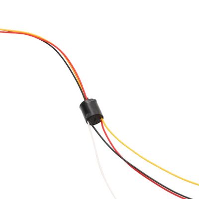 1PC Mini Rotary Slip Ring 2/4/6/8/12/18/24/36 Channels 1-2A Conductive Joint Connectors for Electrical Applications(U Type 8.5mm 4ch)
