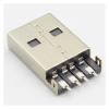 10pcs/lot USB 2.0 4Pin A Type Male SMT Connector Black G49 for Data Transmission Charging view 3